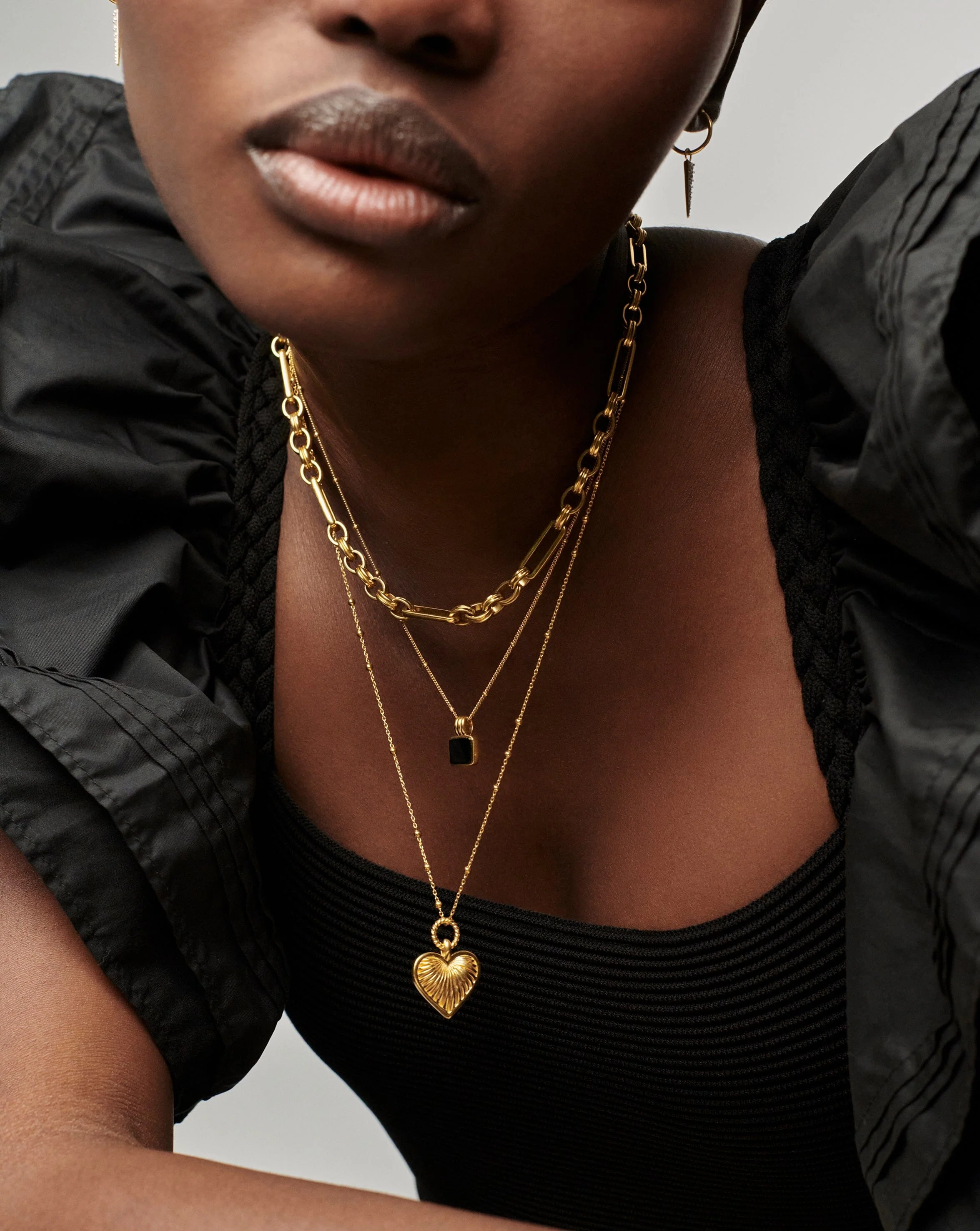 Axiom Chain Necklace | 18ct Gold Plated - Image 3