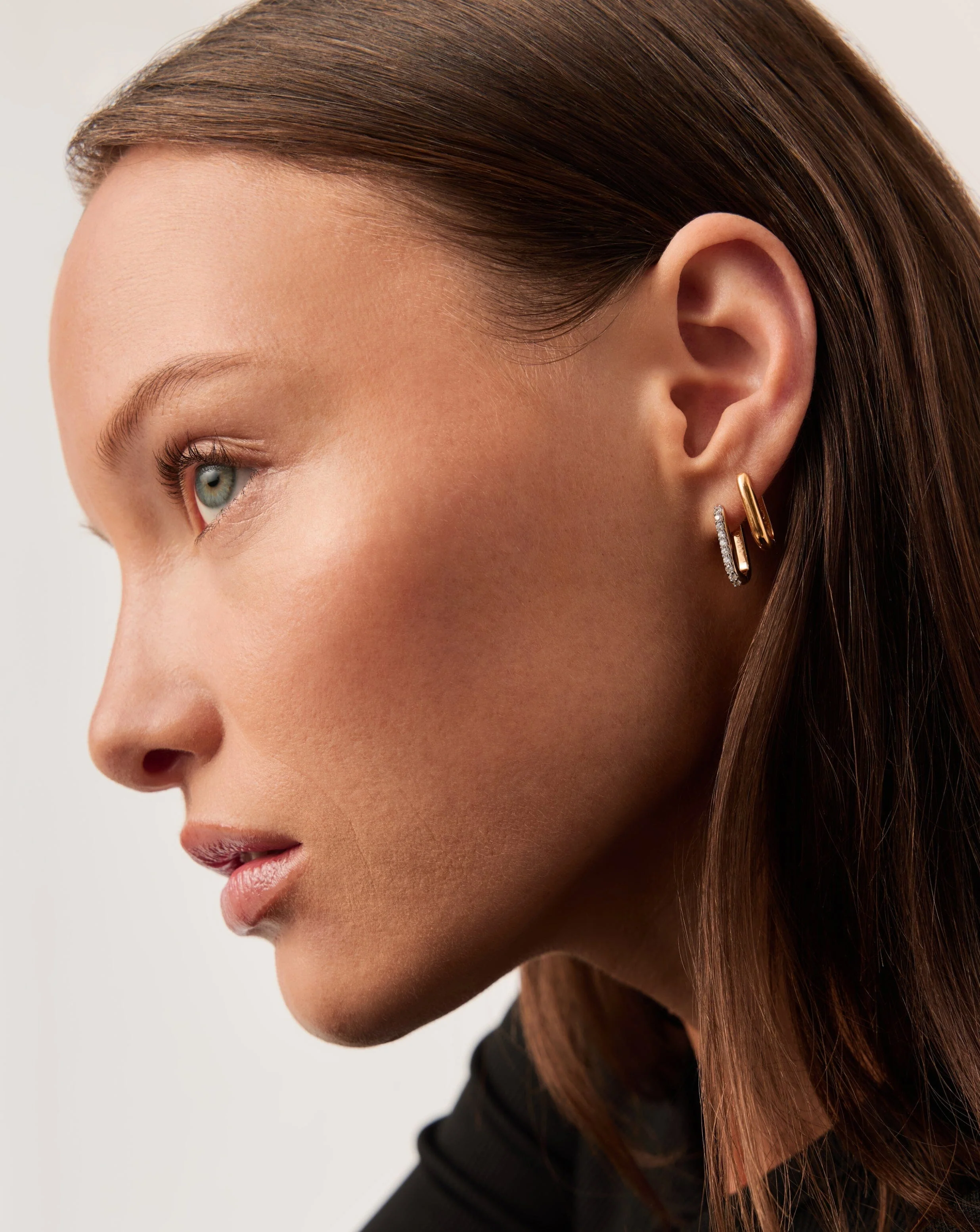 Classic Ovate Hoop Earrings | 18ct Recycled Gold Vermeil on Recycled Sterling Silver - Image 2