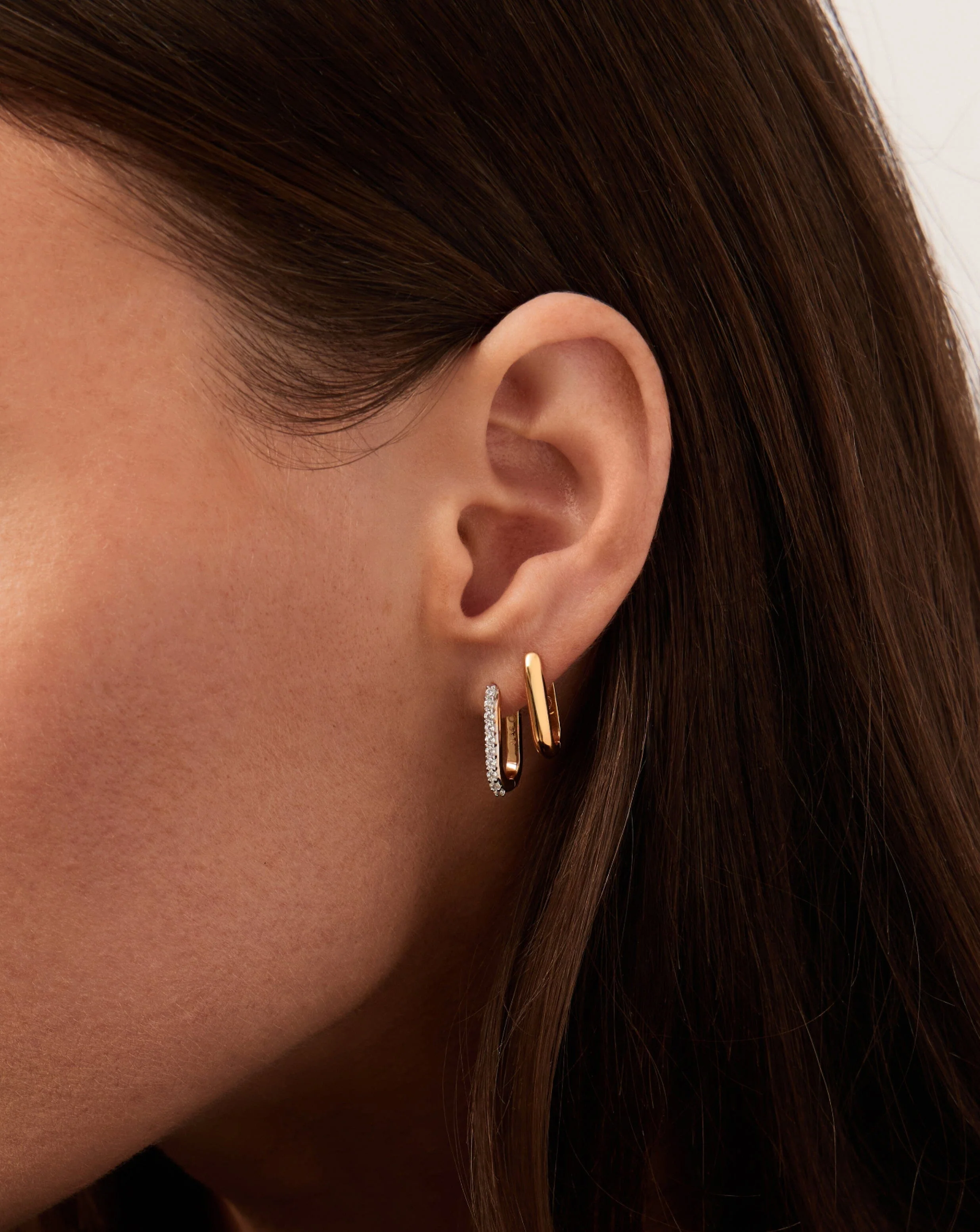 Classic Ovate Hoop Earrings | 18ct Recycled Gold Vermeil on Recycled Sterling Silver - Image 3
