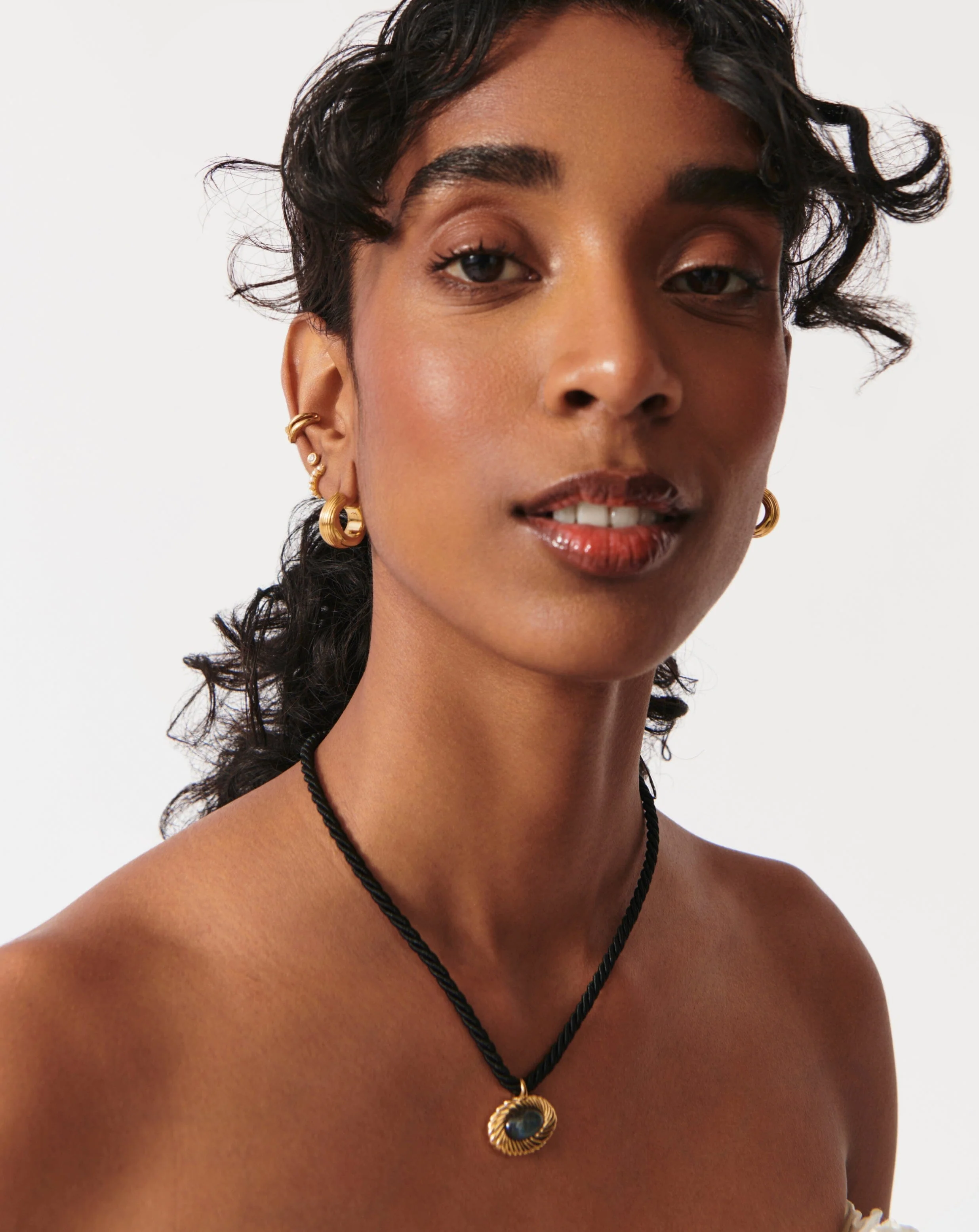 Classic Stone Stud Earrings | 18ct Gold Vermeil/Cubic Zirconia - Image 3