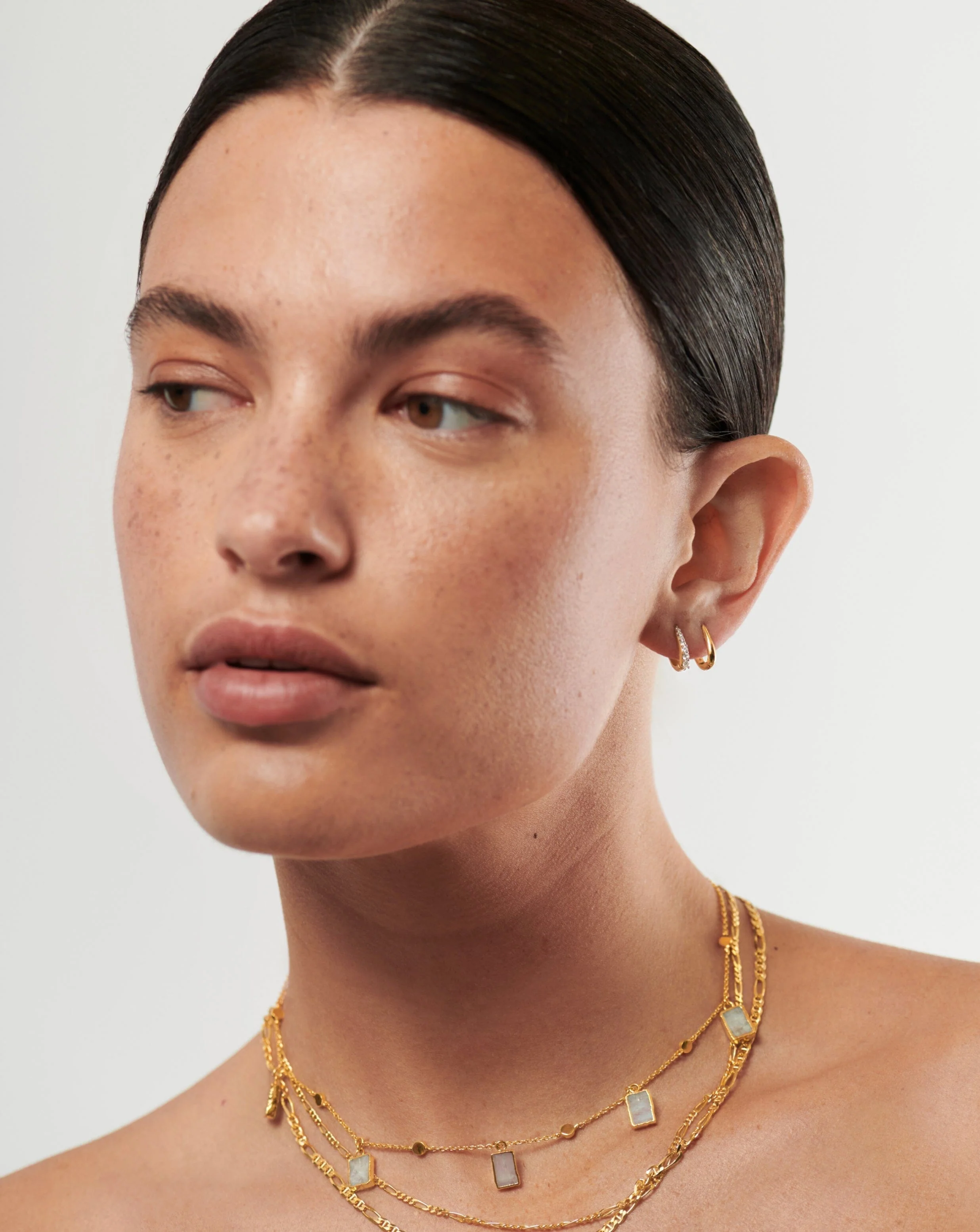 Claw Huggies | 18ct Gold Vermeil - Image 3