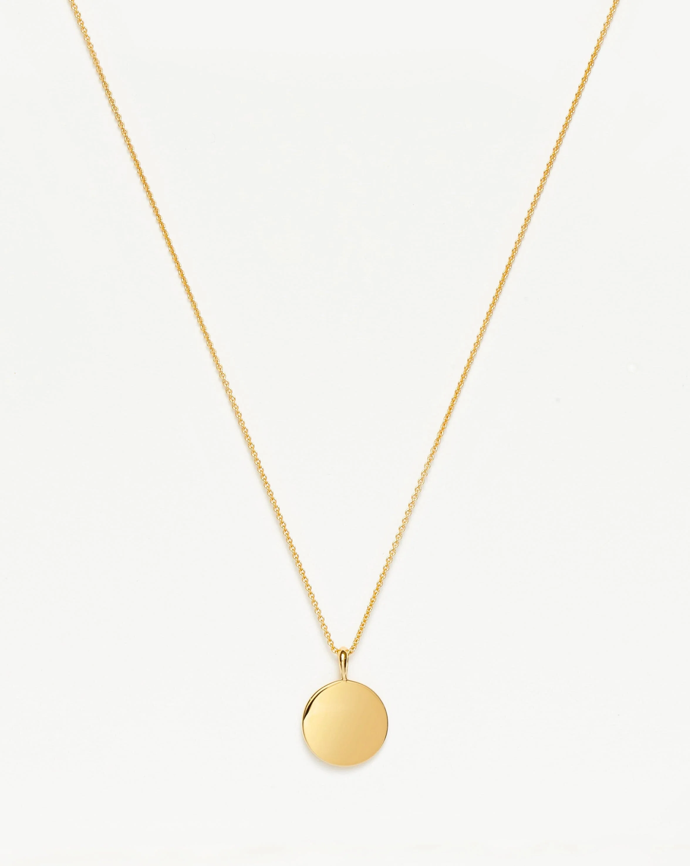 Engravable Round Necklace
