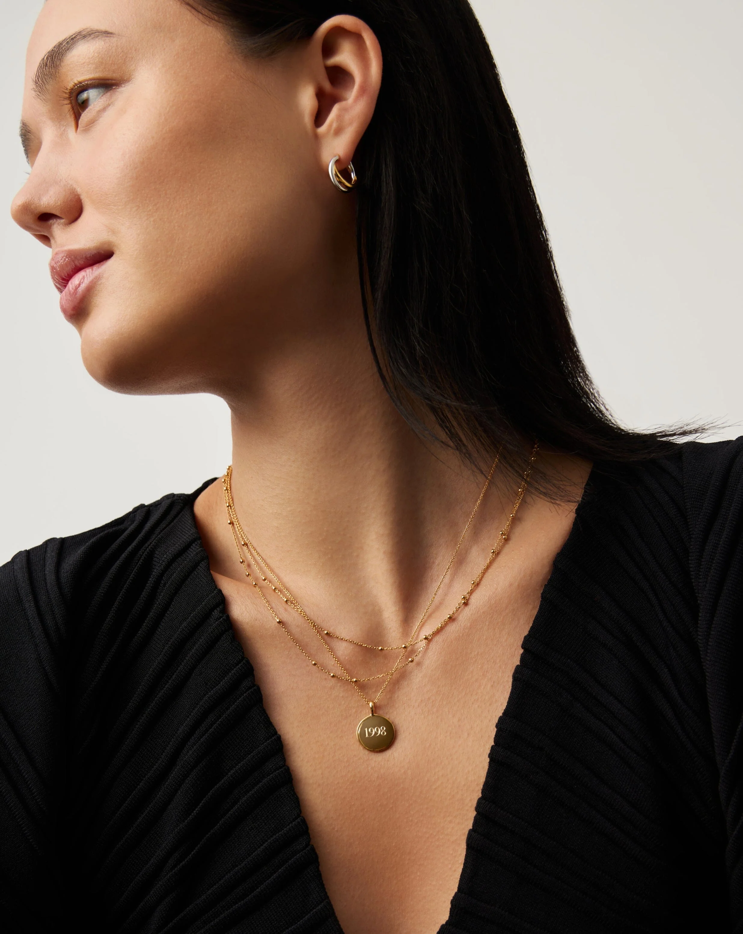 Engravable Round Necklace - Image 3