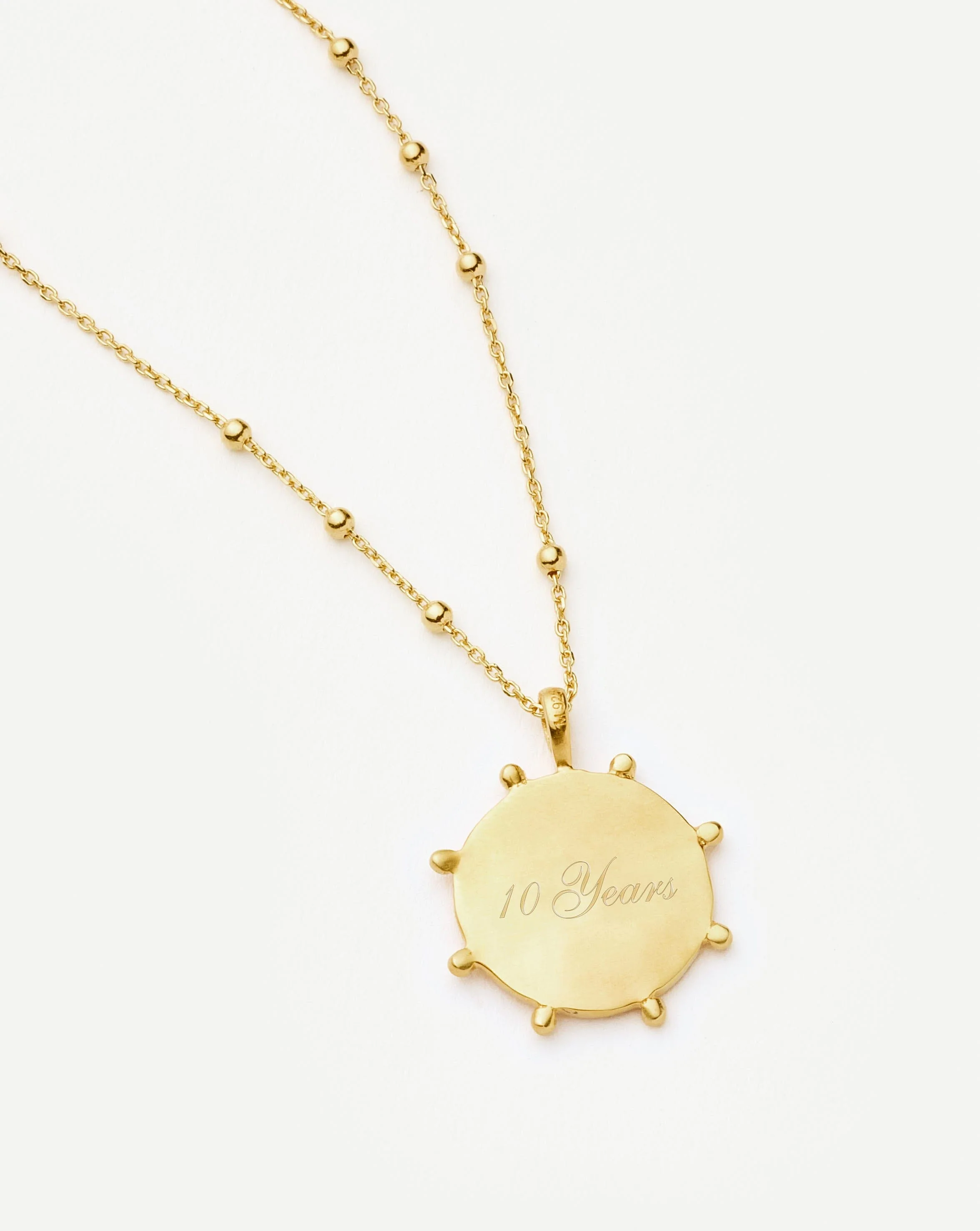 Lucy Williams Beaded Coin Necklace - Image 4