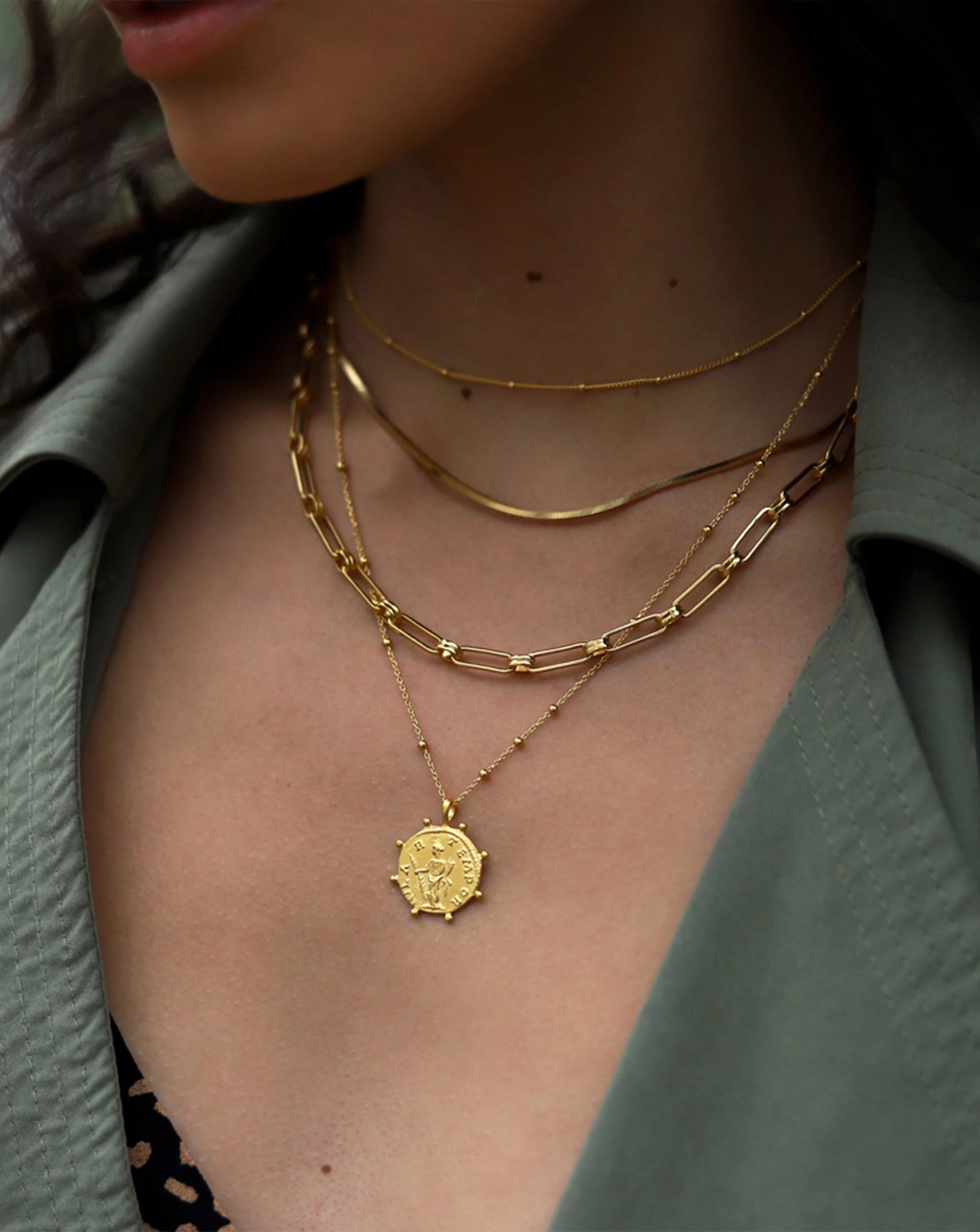 Lucy Williams Beaded Coin Necklace - Image 6
