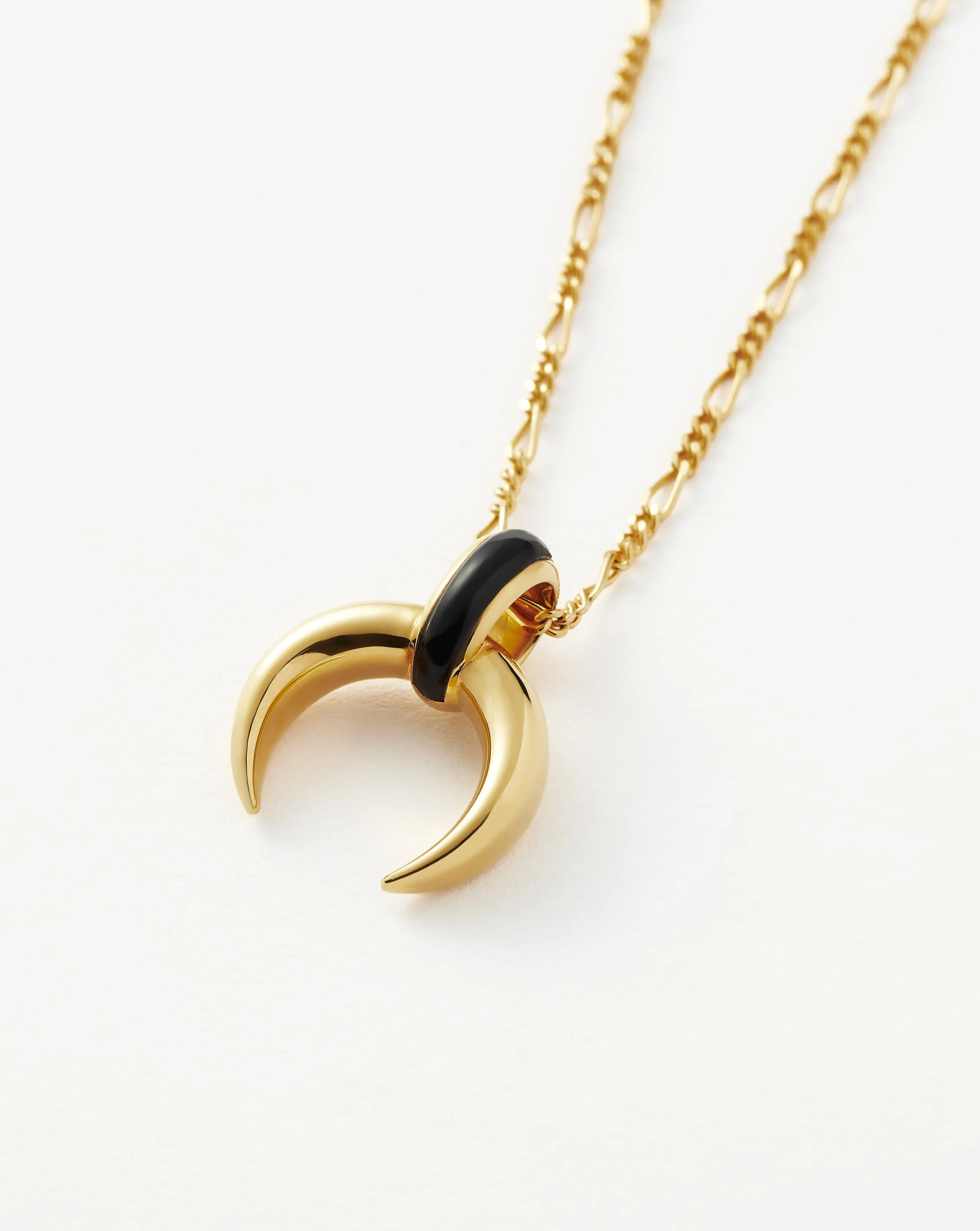 Lucy Williams Gemstone Horn Necklace - Image 4