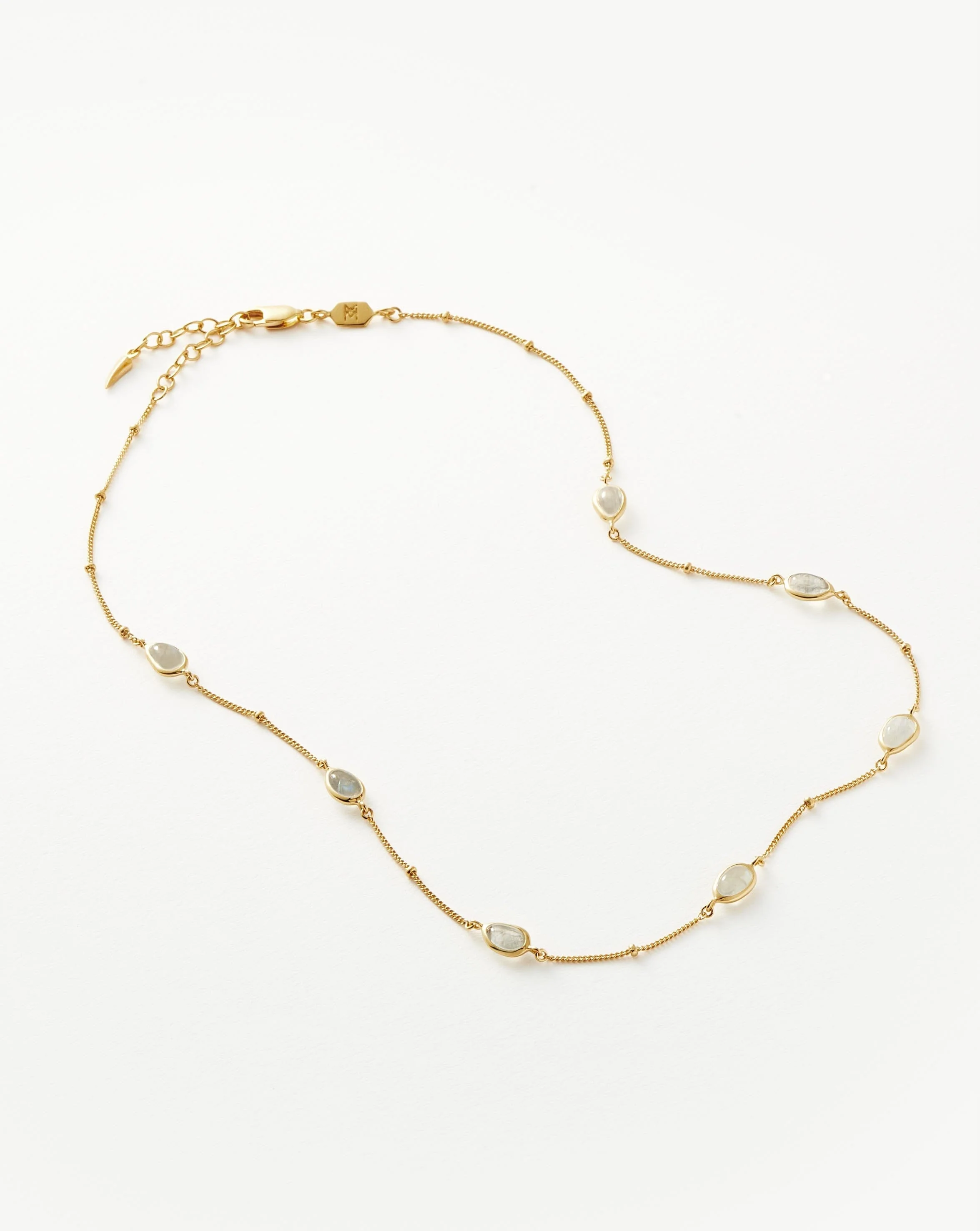 Magma Gemstone Charm Choker | 18ct Recycled Gold Vermeil on Recycled Sterling Silver - Image 4