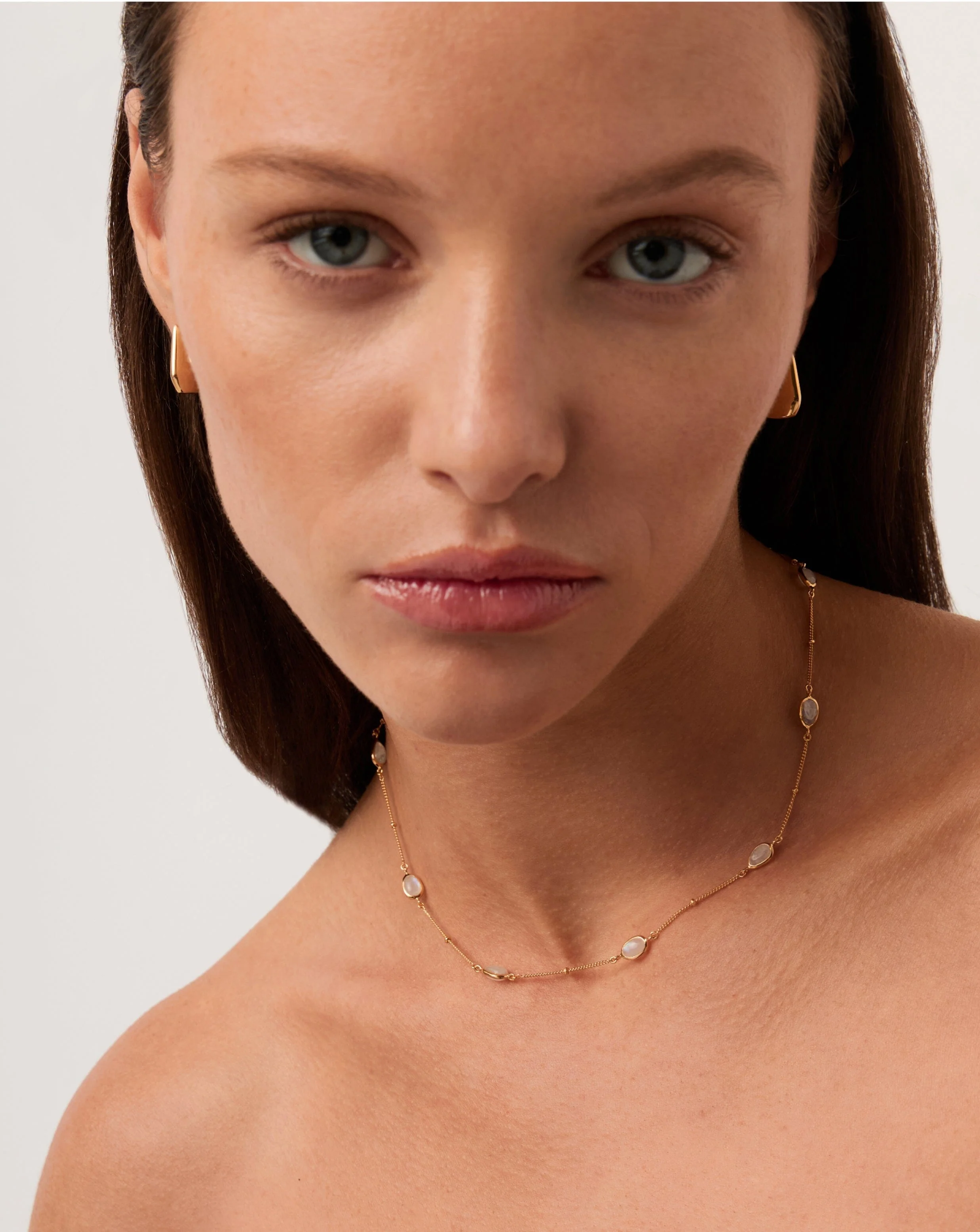Magma Gemstone Charm Choker | 18ct Recycled Gold Vermeil on Recycled Sterling Silver - Image 6
