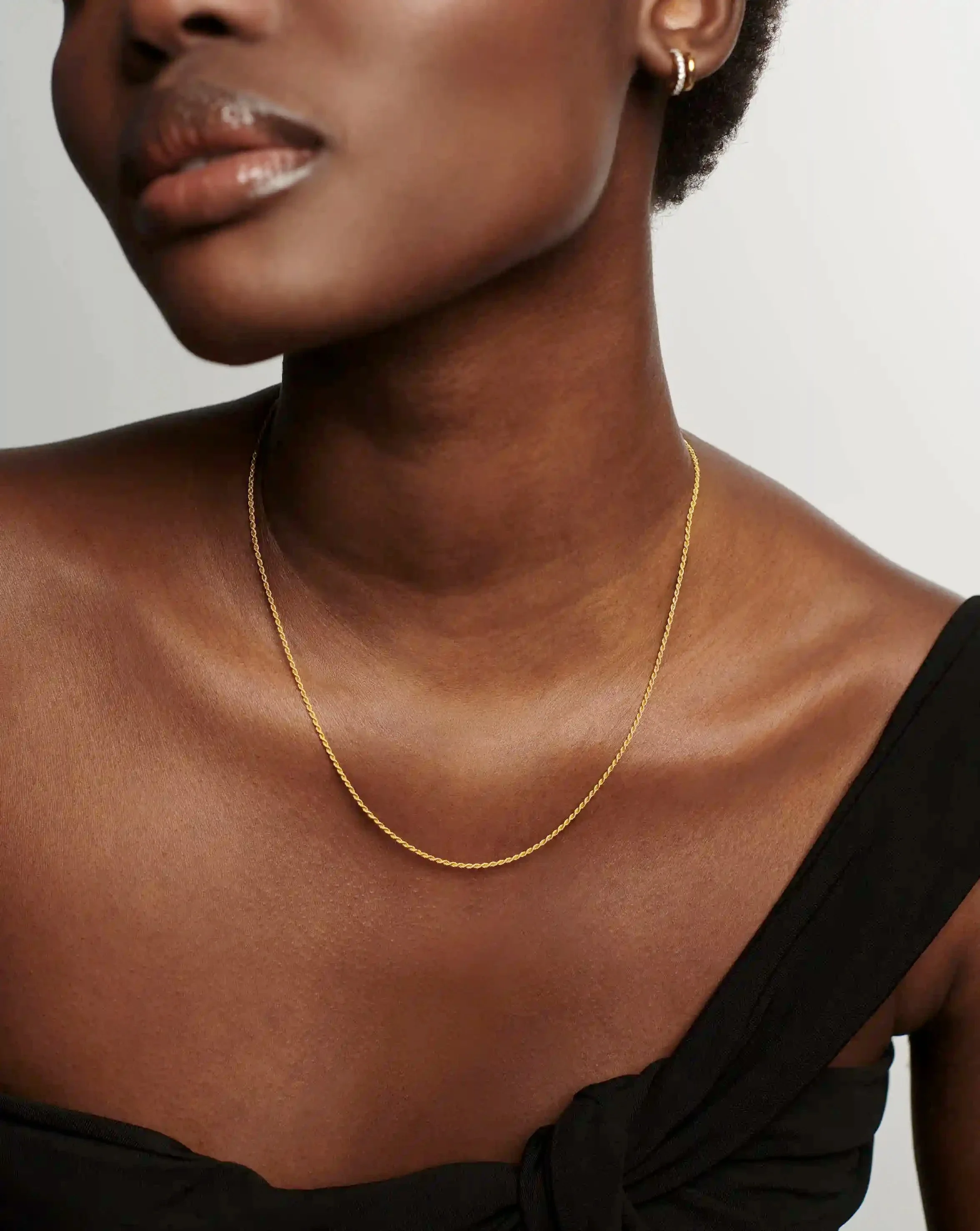 Medium Rope Chain Necklace | 18ct Gold Vermeil - Image 2