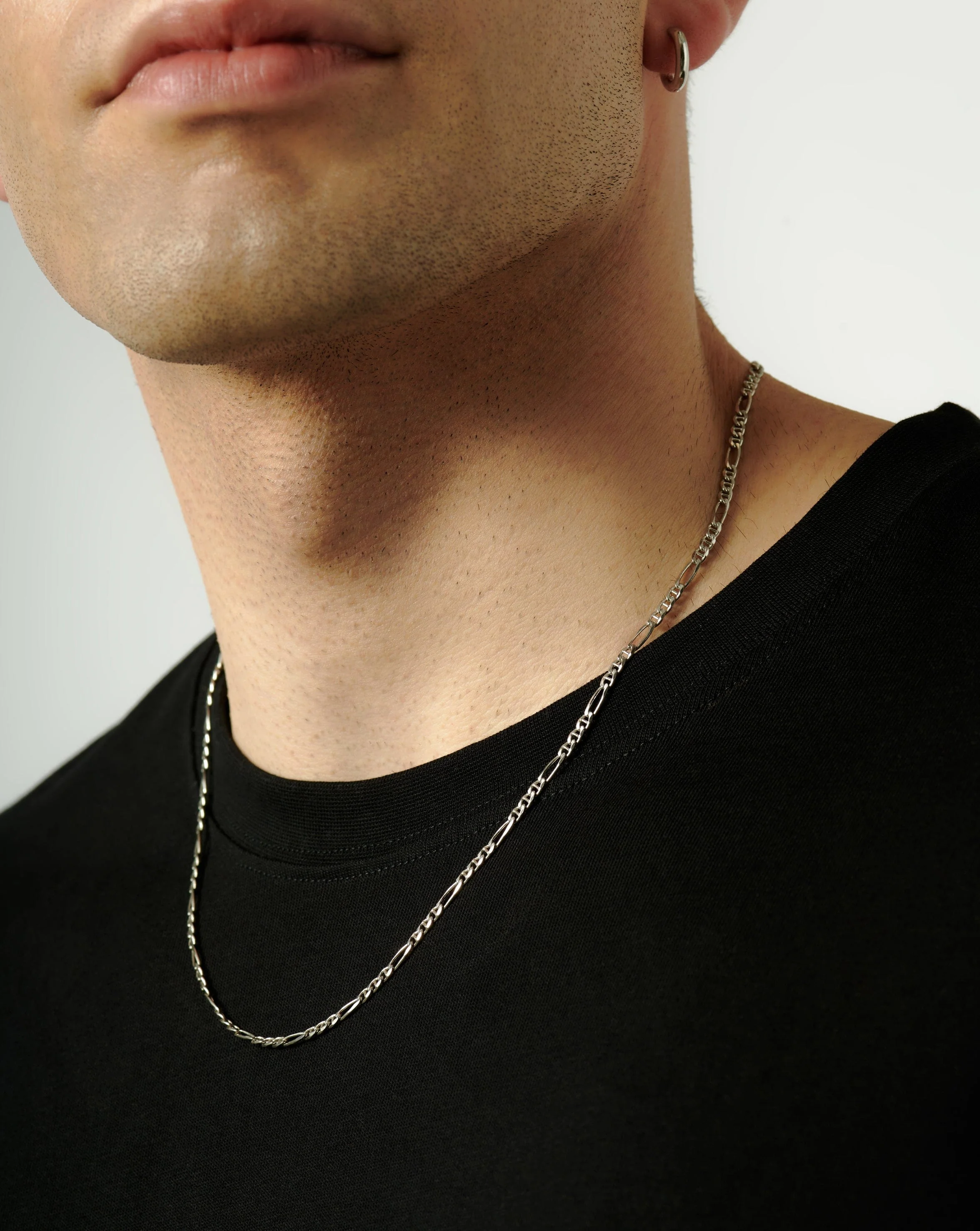 Mens Filia Curb Chain Necklace - Image 3