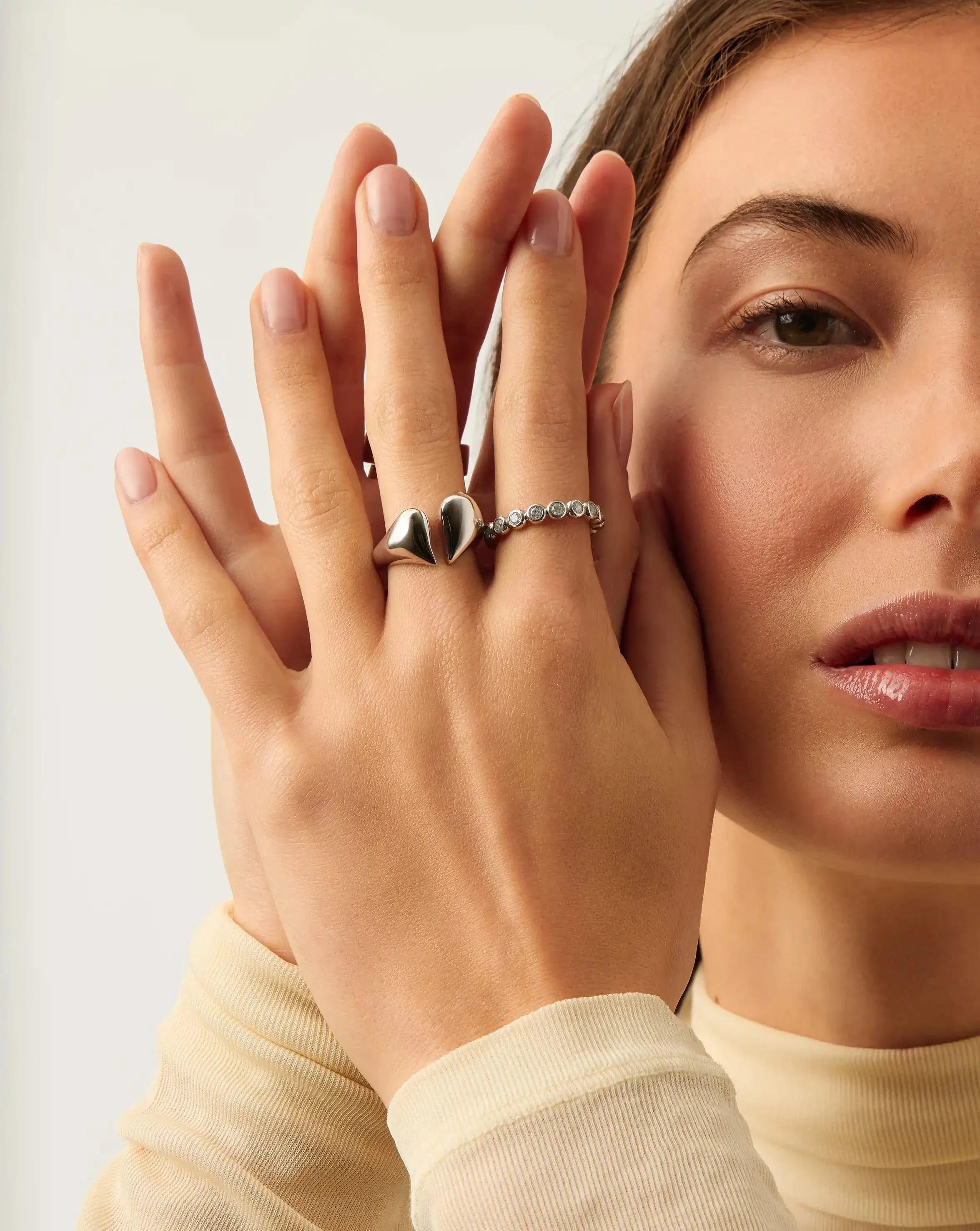 Molten Heart Statement Ring | Silver Plated - Image 2