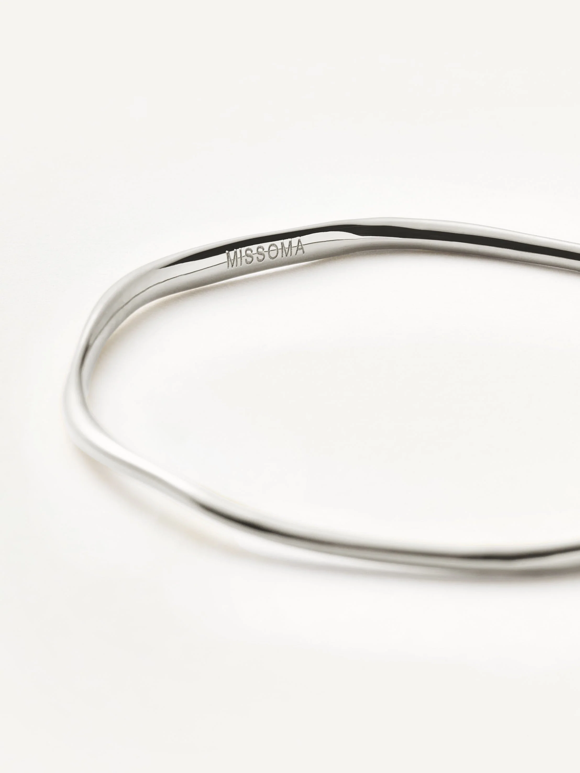Molten Ripple Bangle | Sterling Silver - Image 5