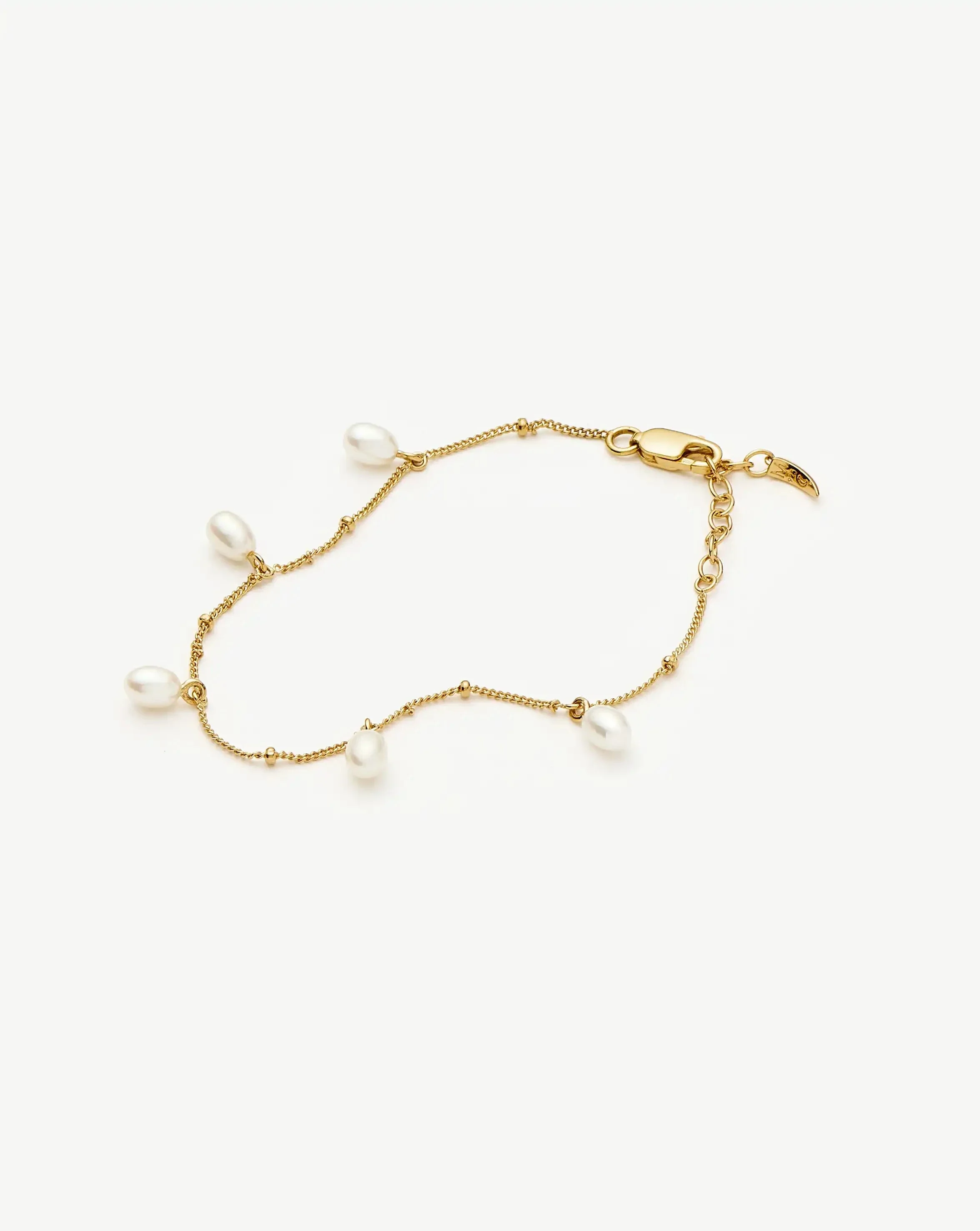 Pearl Baya Baroque Chain Bracelet | 18ct Gold Vermeil/Pearl - Image 5