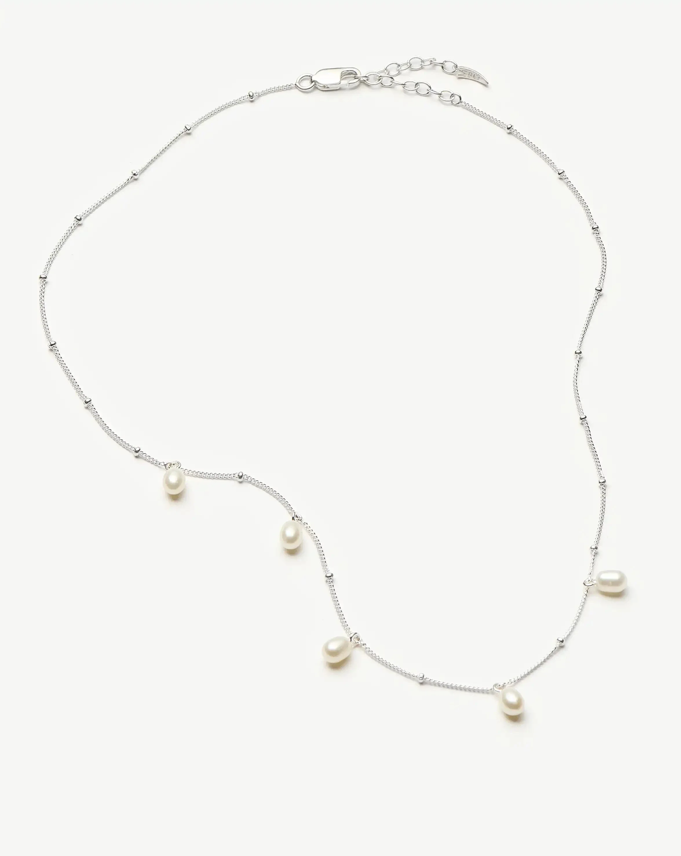Pearl Baya Baroque Chain Choker | Sterling Silver/Pearl - Image 4