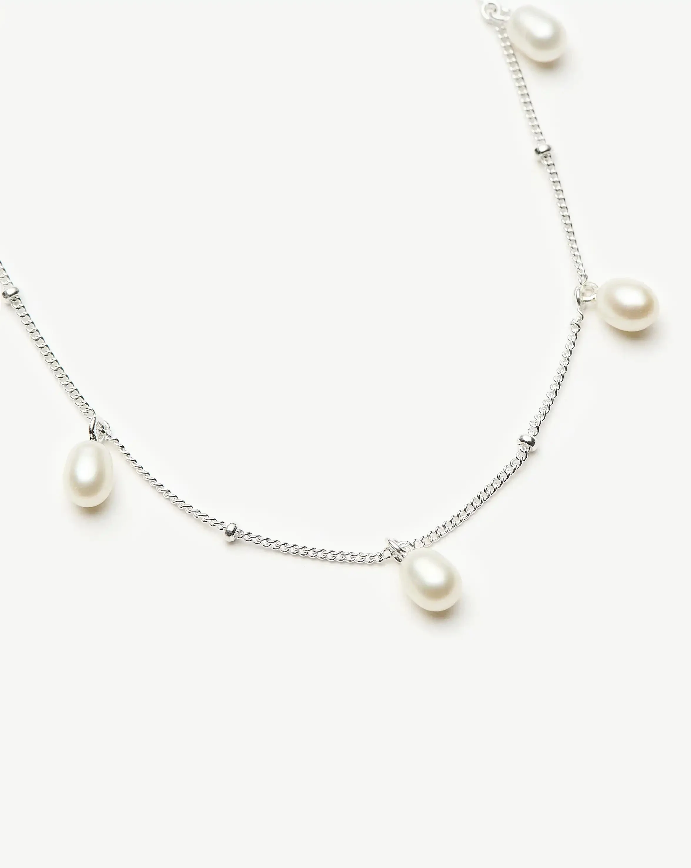 Pearl Baya Baroque Chain Choker | Sterling Silver/Pearl - Image 5