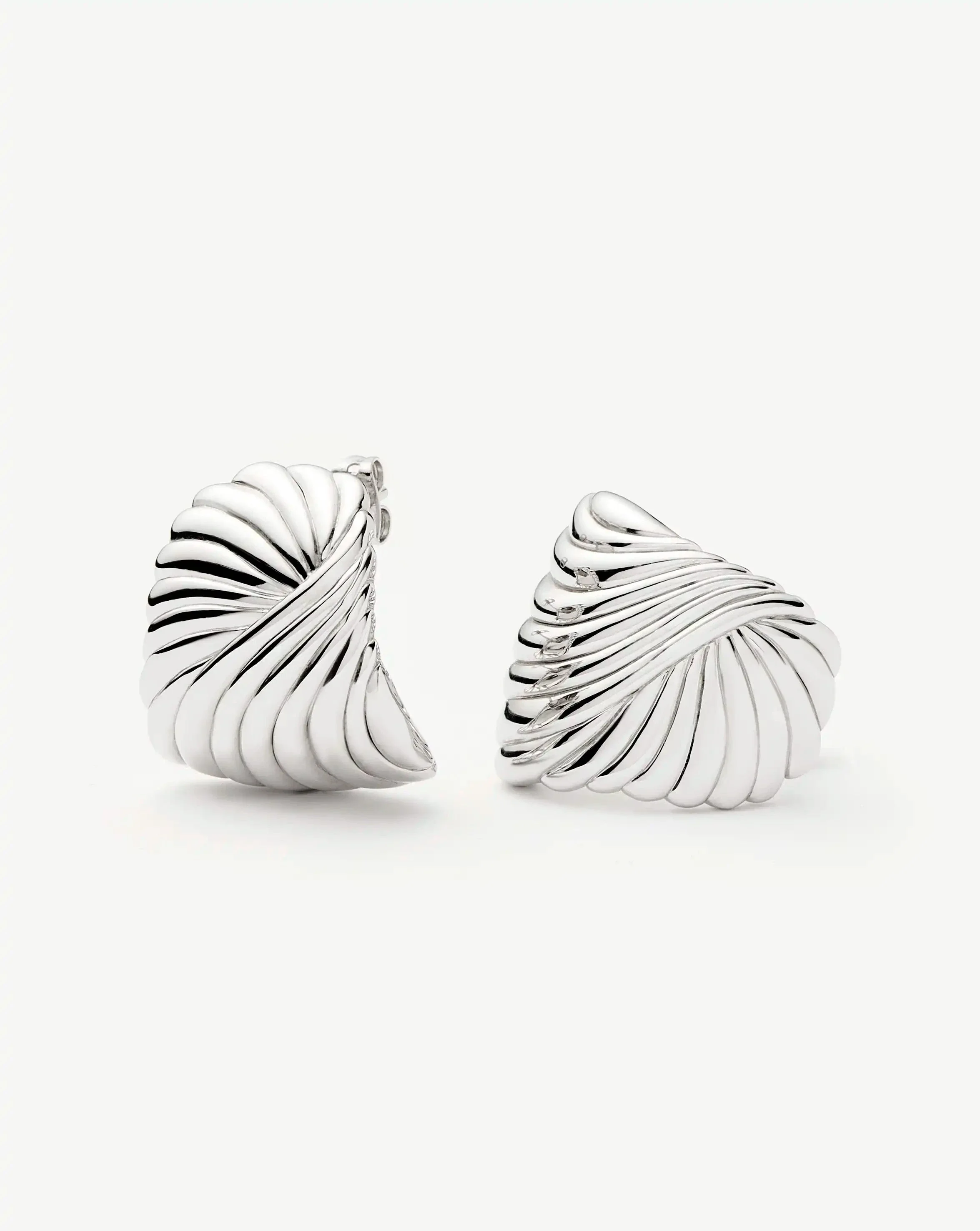 Ripple Oversized Stud Earrings