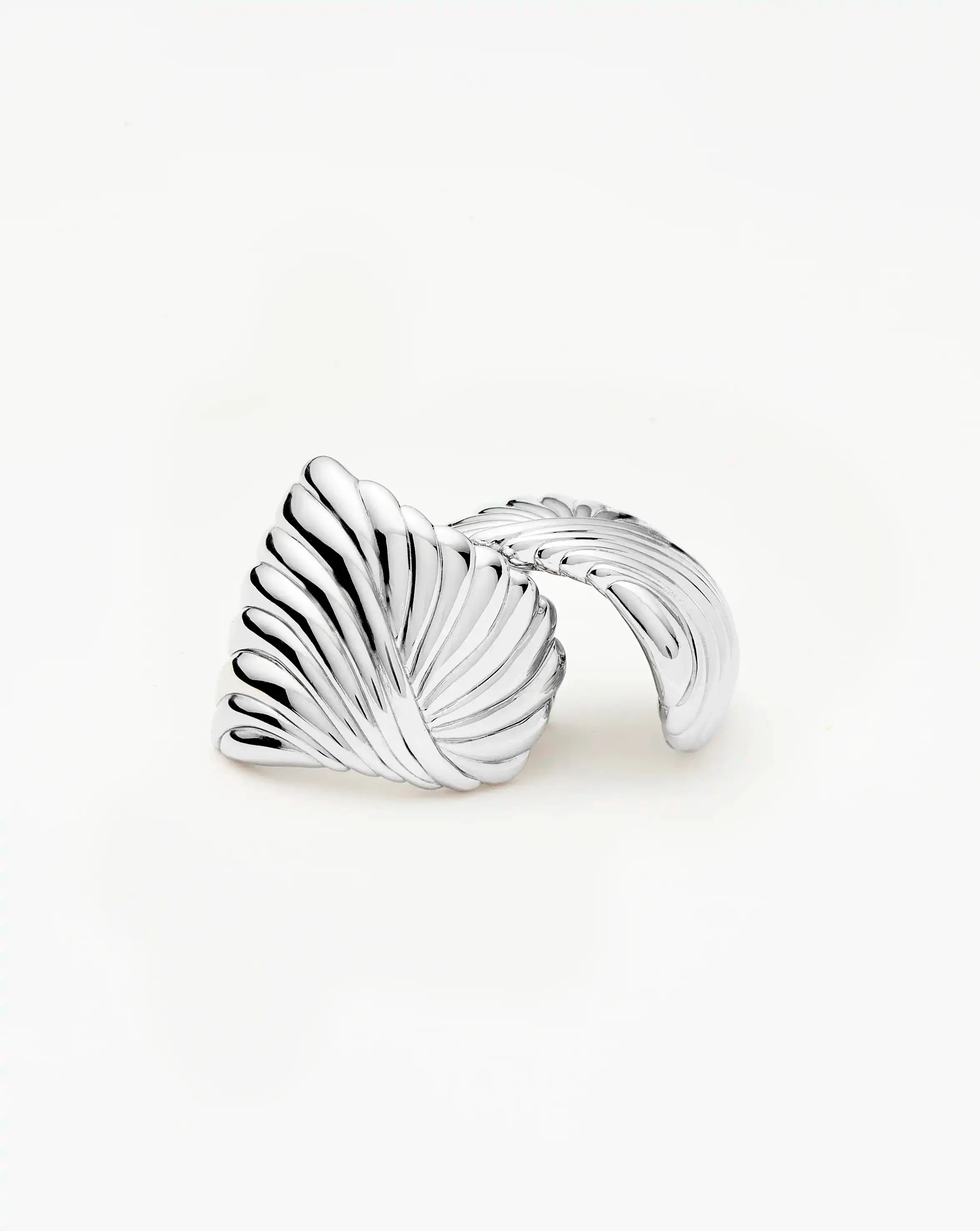 Ripple Oversized Stud Earrings - Image 5