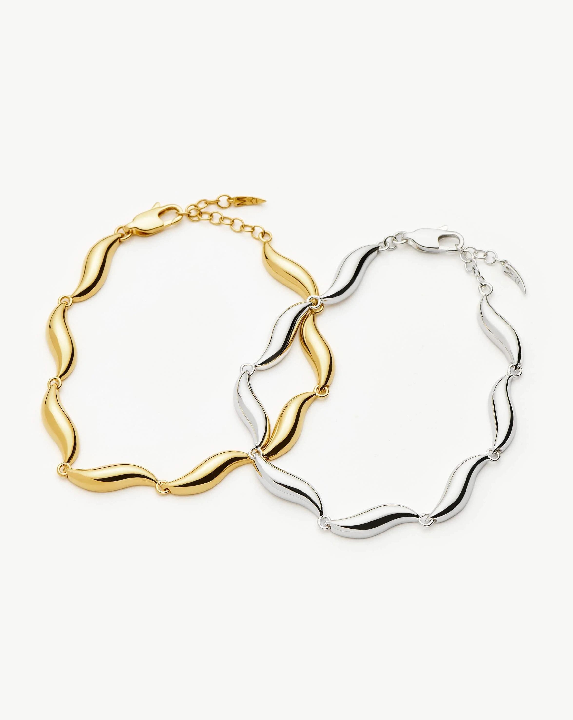 Savi Signature Link Chain Bracelet | 18ct Gold Plated - Image 5