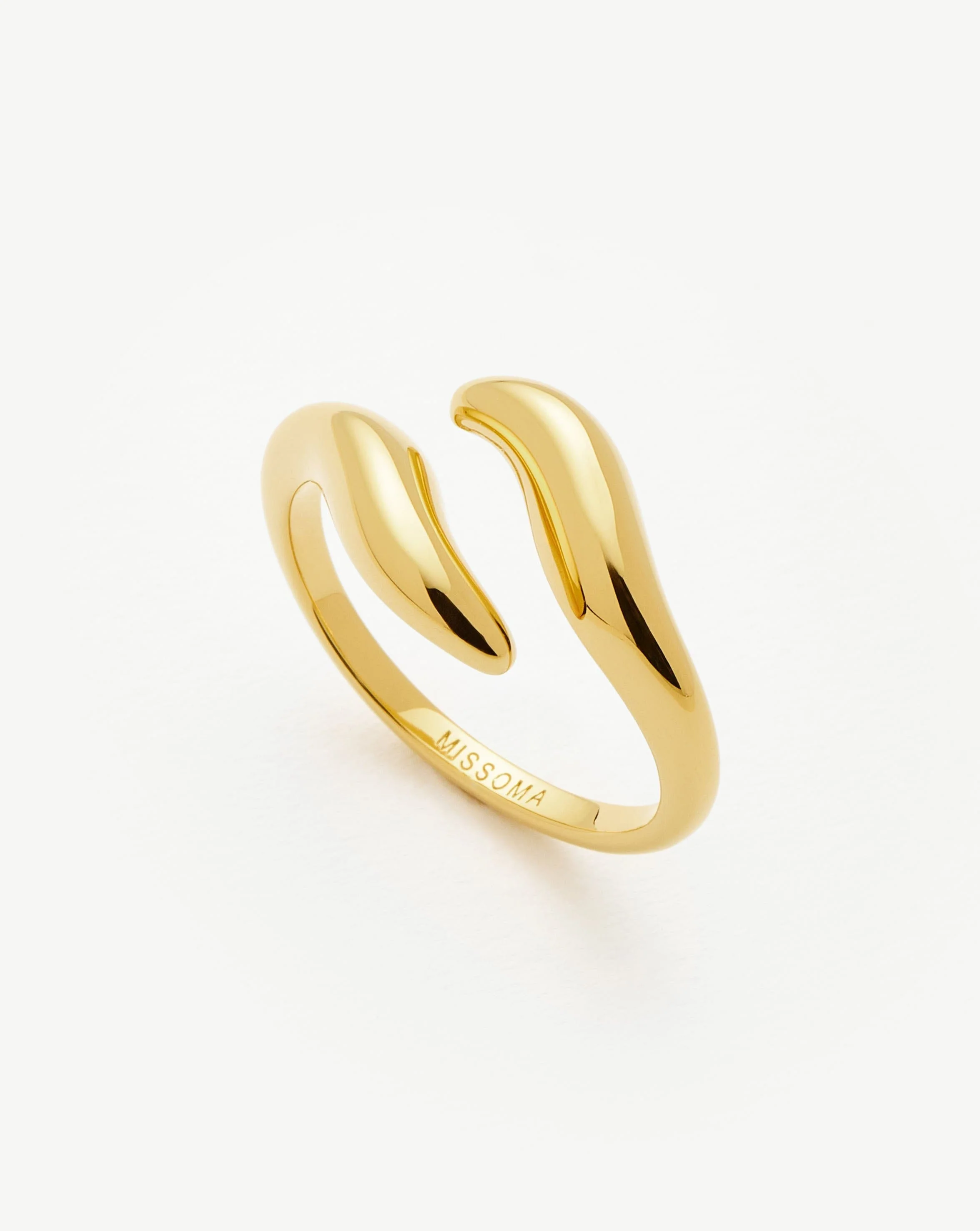 Savi Signature Open Ring | 18ct Gold Vermeil