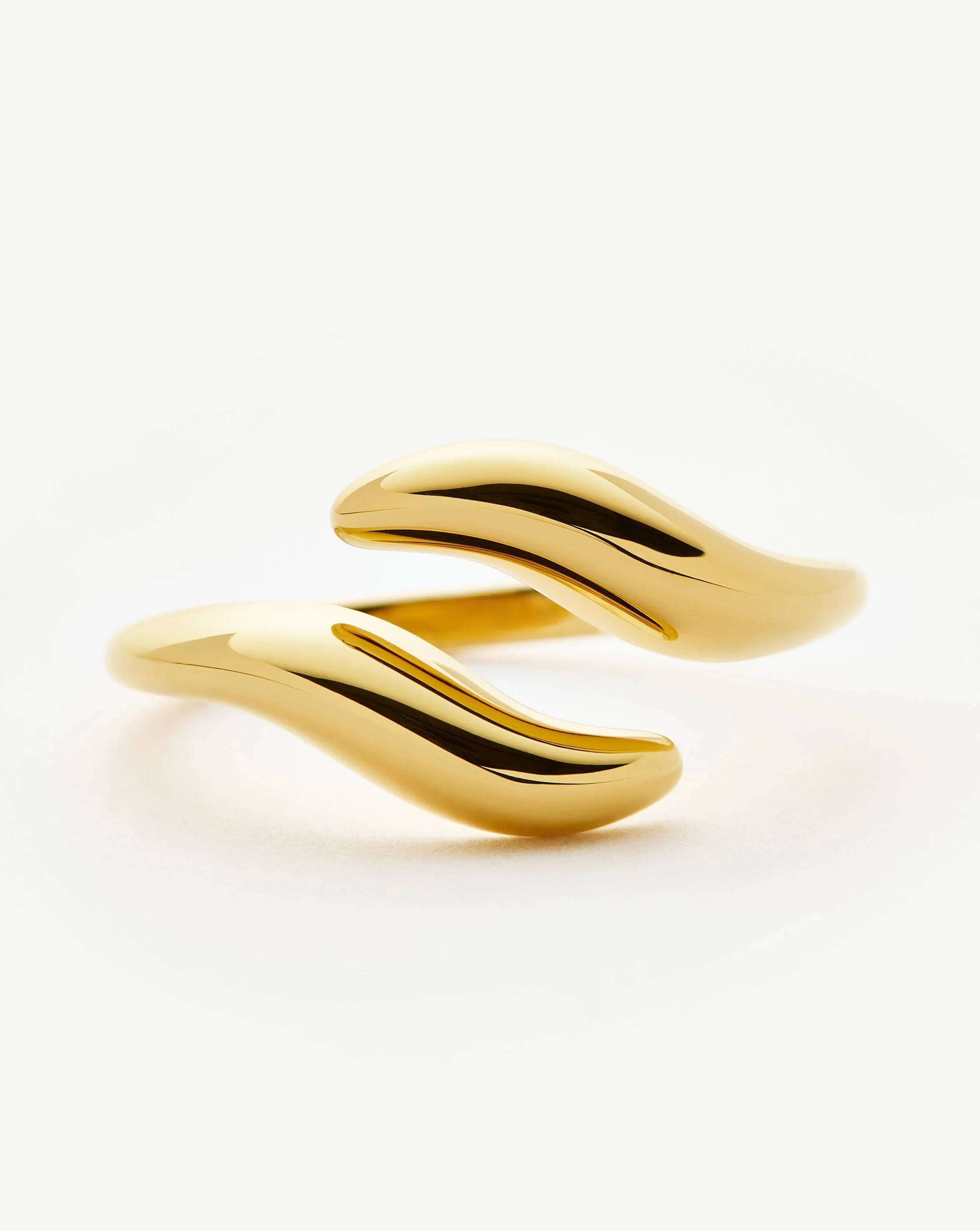 Savi Signature Open Ring | 18ct Gold Vermeil - Image 5