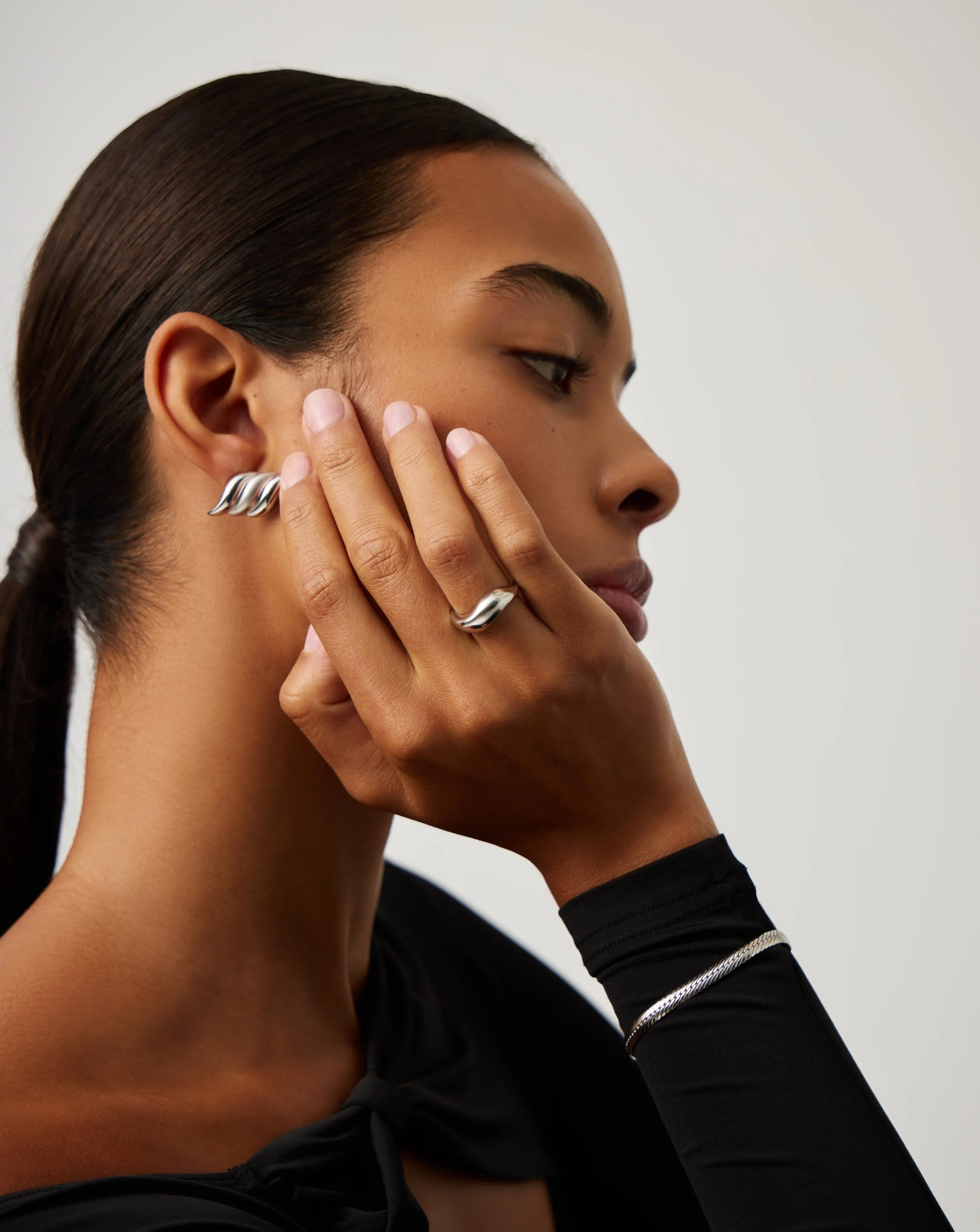 Savi Signature Stacking Ring | Sterling Silver - Image 3