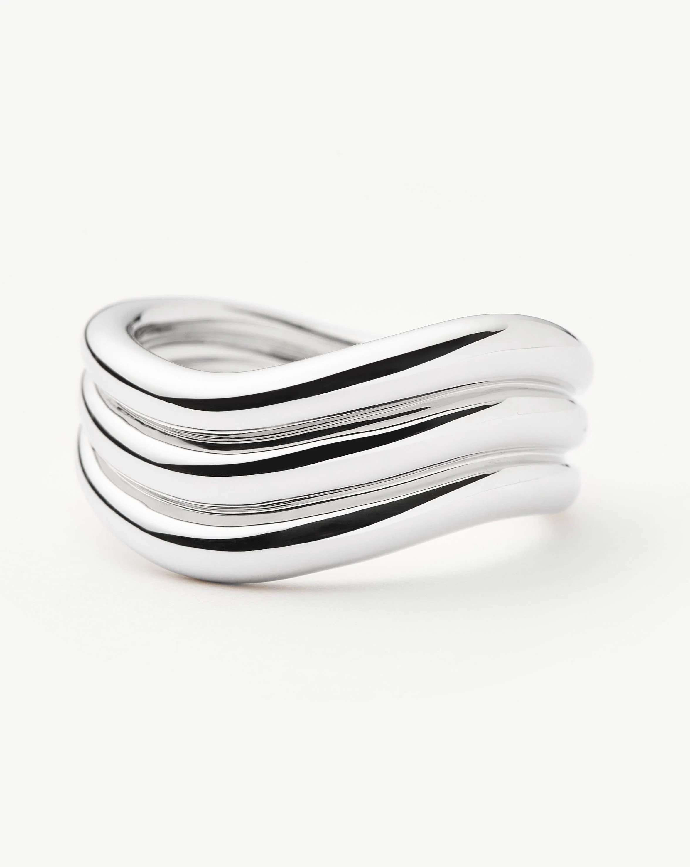 Savi Signature Triple Ring | Silver Plated - Image 4