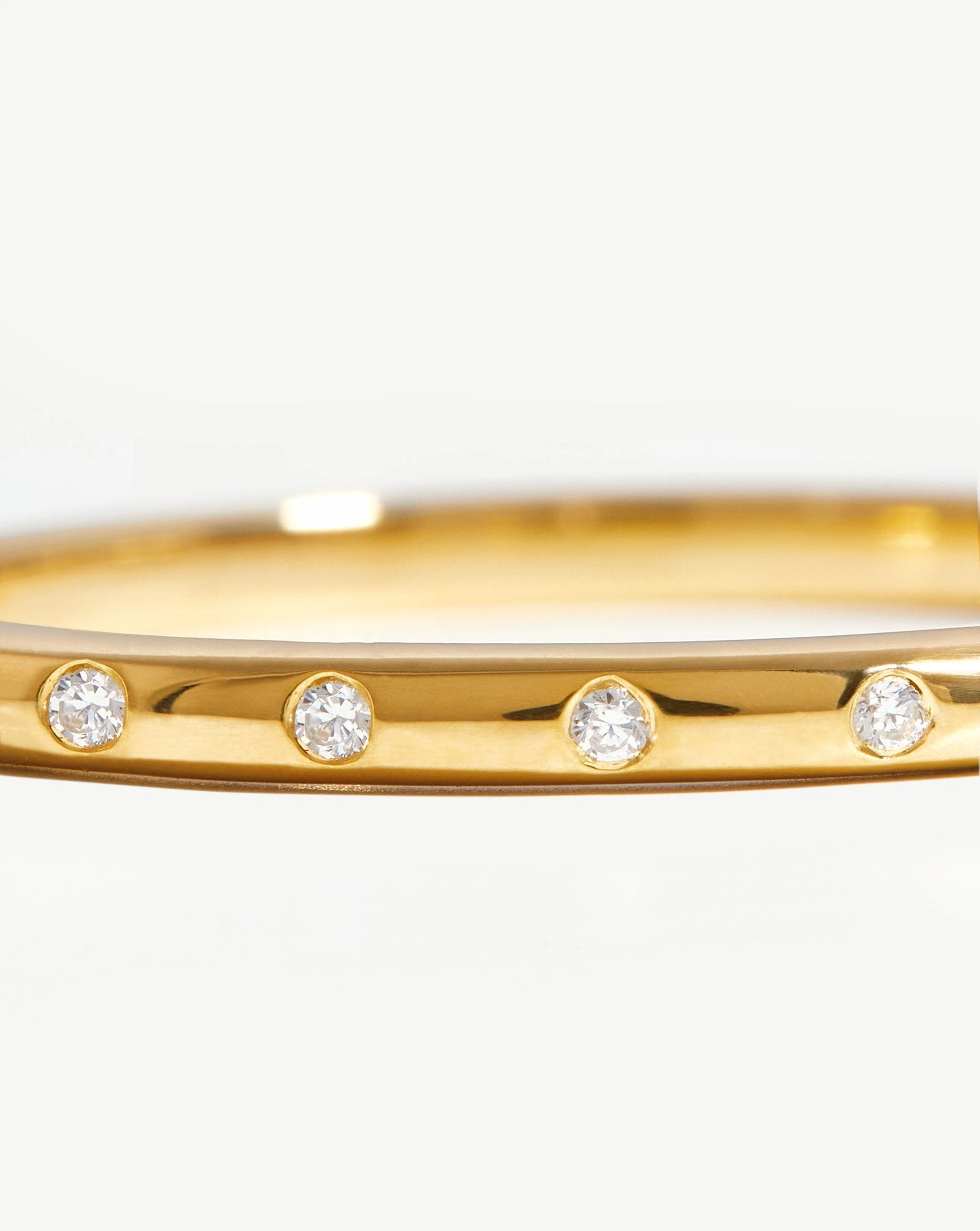 Solar Studded Ring | 18ct Gold Vermeil/Cubic Zirconia - Image 5
