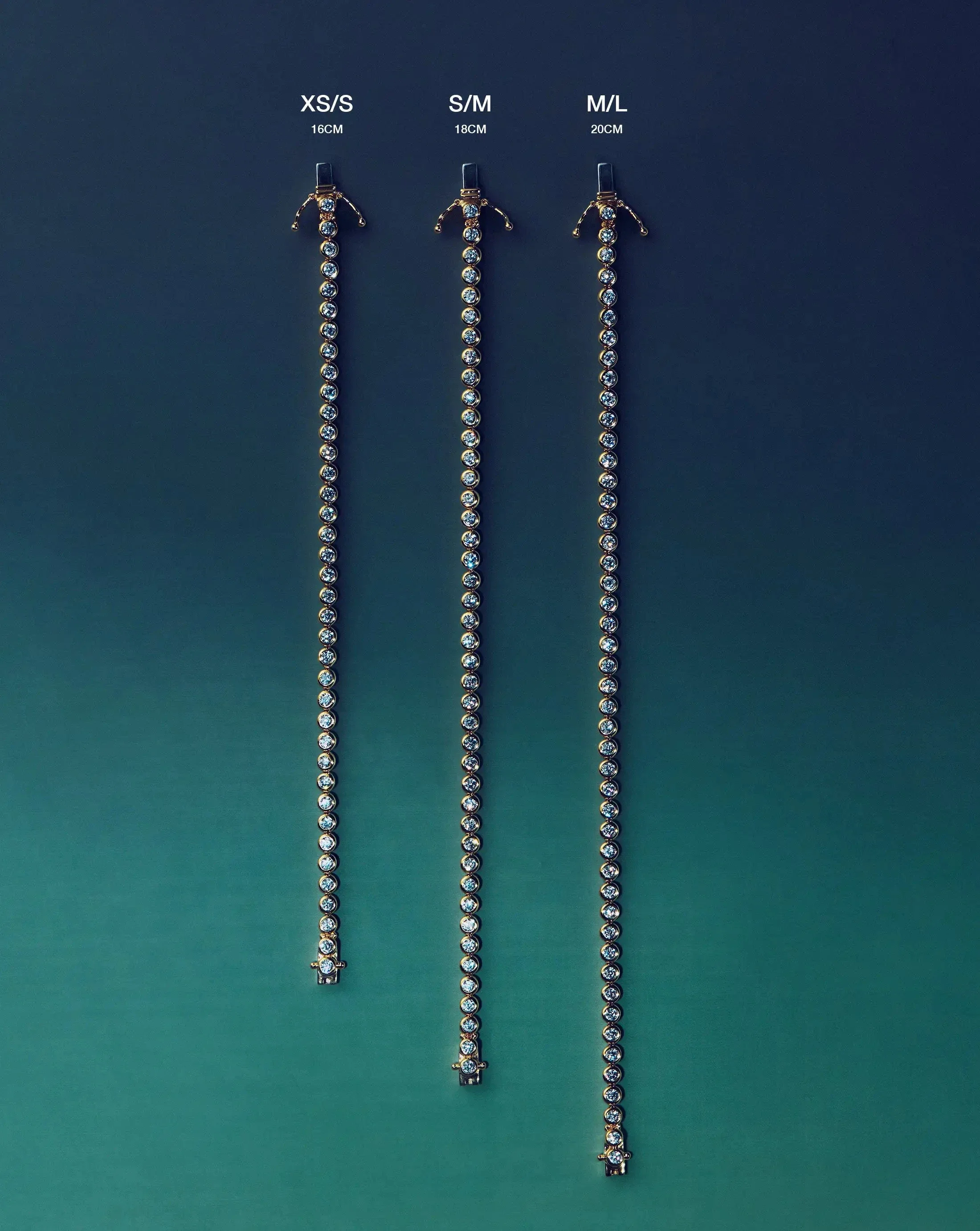Tennis Round Bracelet | 18ct Gold Vermeil Cubic Zirconia - Image 6
