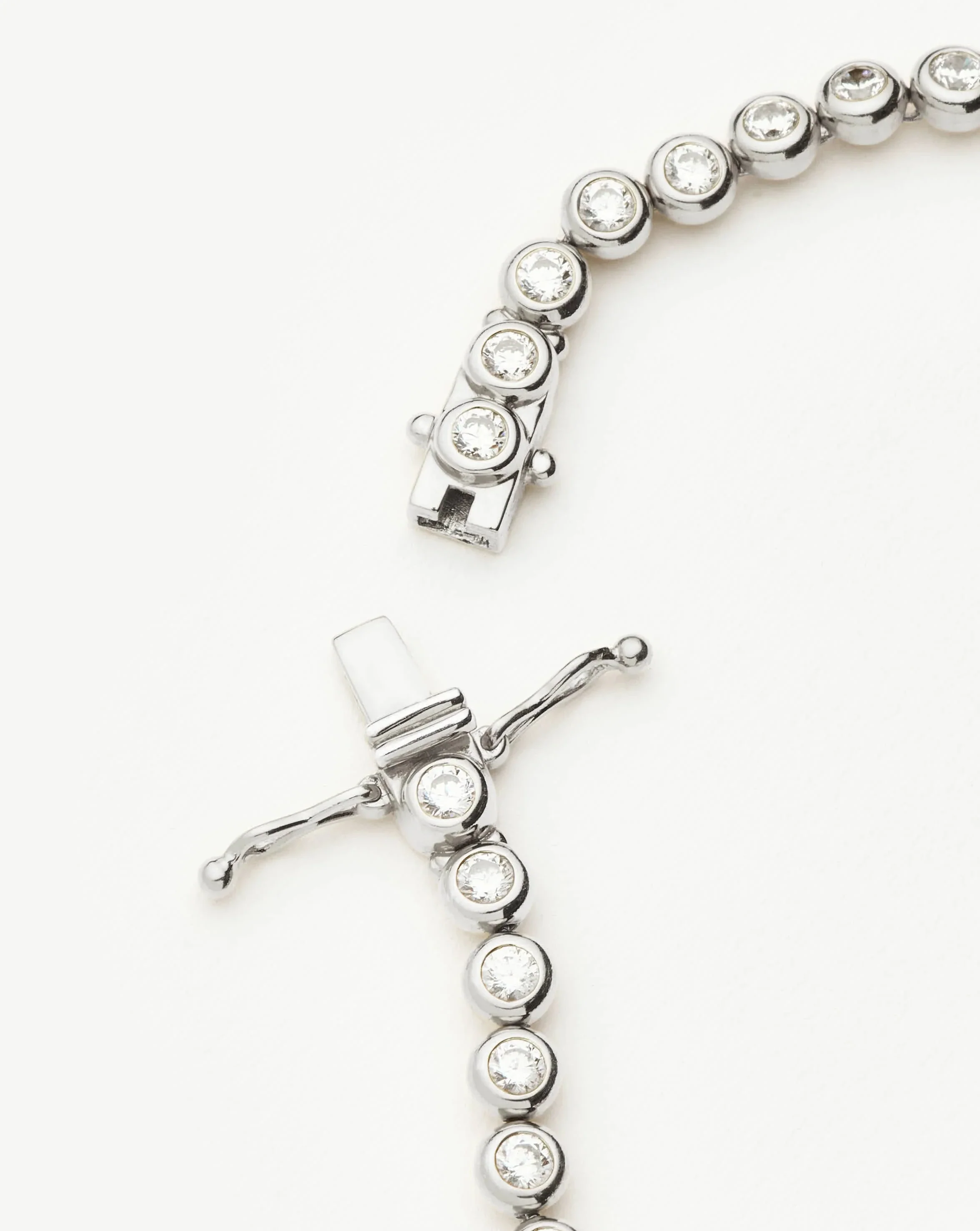 Tennis Round Bracelet | Sterling Silver Cubic Zirconia - Image 4