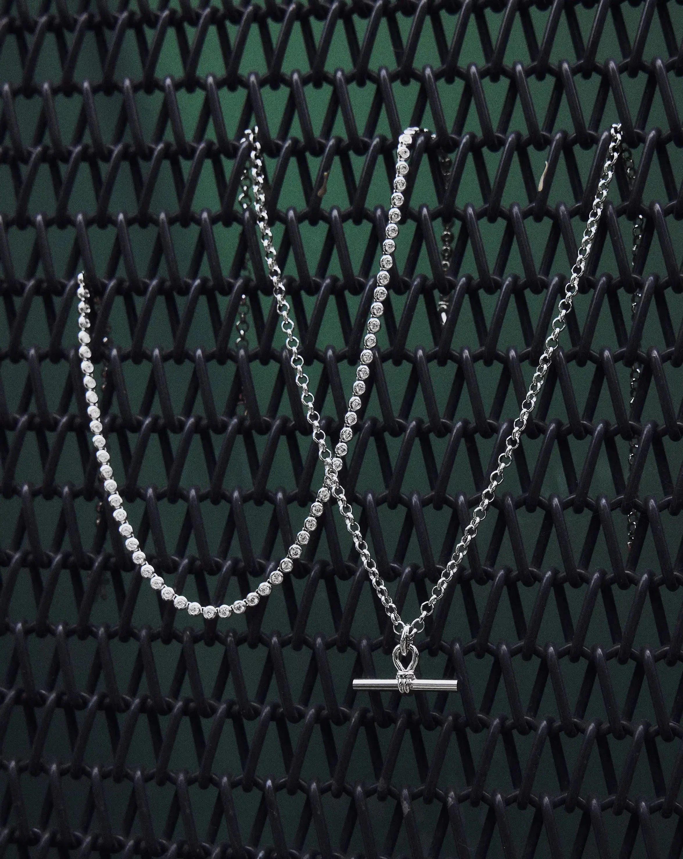Tennis Round Necklace | Silver Plated/Cubic Zirconia - Image 7