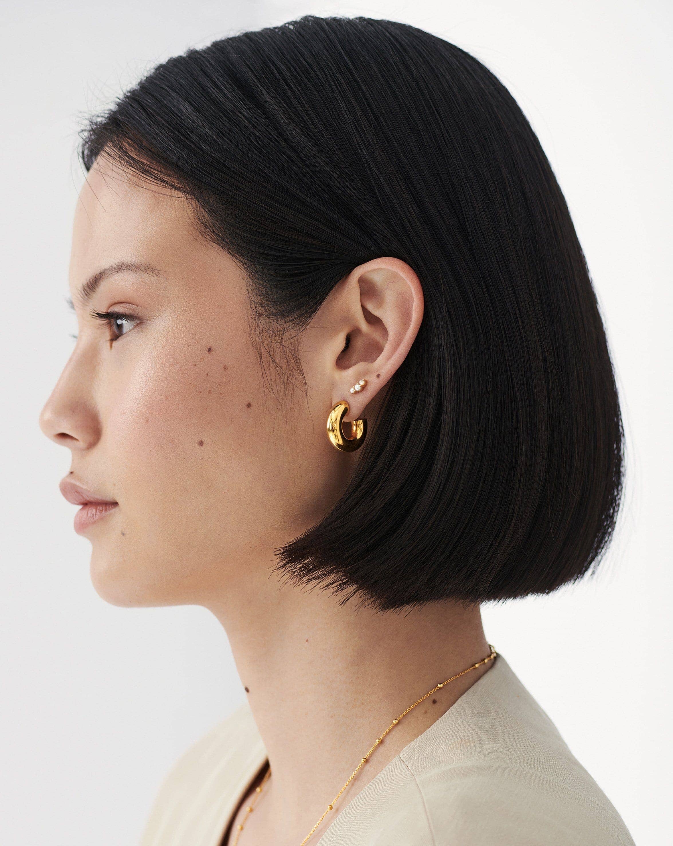 Trio Stud Earrings - Image 3