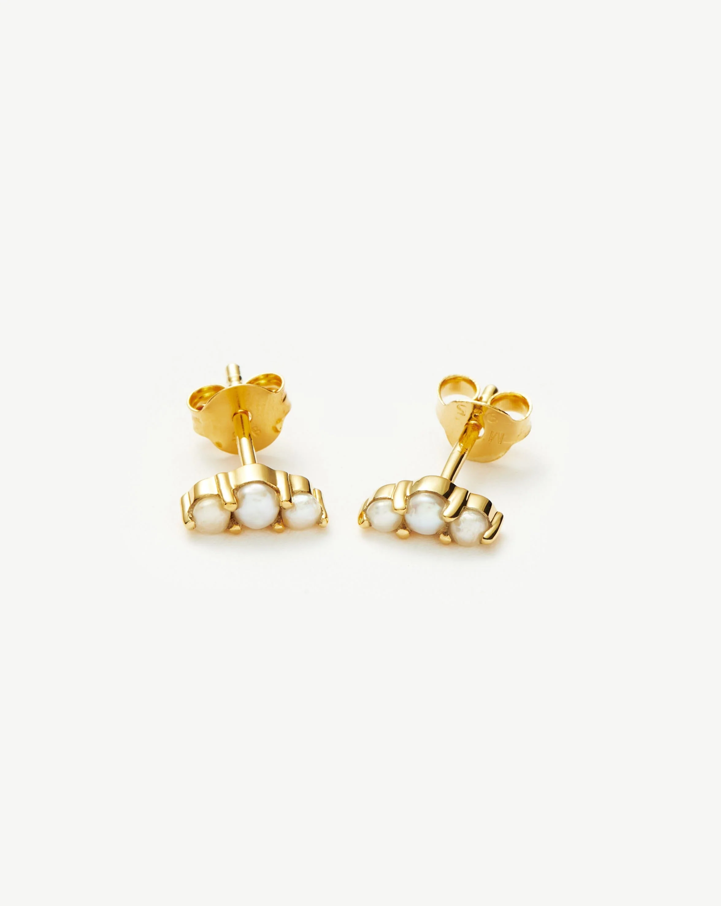 Trio Stud Earrings - Image 4